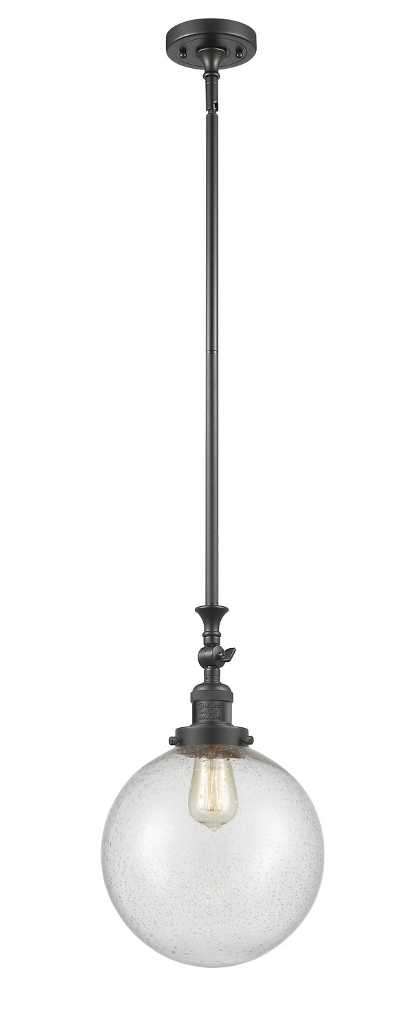Innovations 206-OB-G204-10 One Light Mini Pendant, Oil Rubbed Bronze