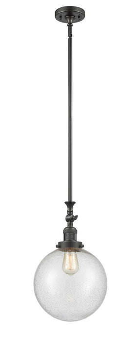 Innovations 206-OB-G204-10-LED LED Mini Pendant, Oil Rubbed Bronze