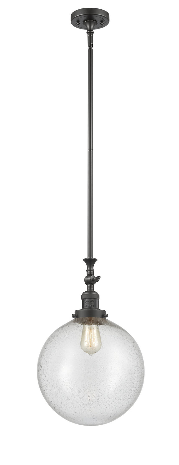 Innovations 206-OB-G204-12 One Light Mini Pendant, Oil Rubbed Bronze
