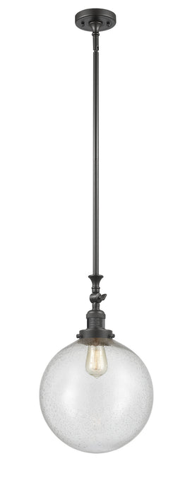 Innovations 206-OB-G204-12 One Light Mini Pendant, Oil Rubbed Bronze