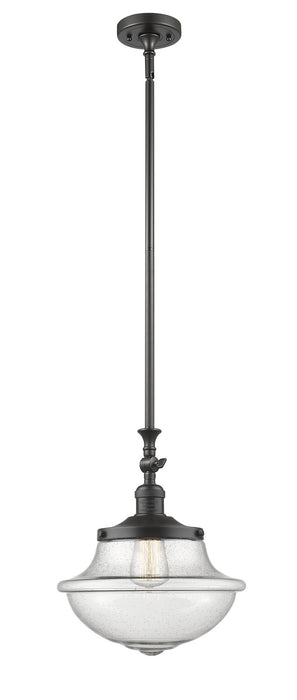 Innovations 206-OB-G544 One Light Mini Pendant, Oil Rubbed Bronze