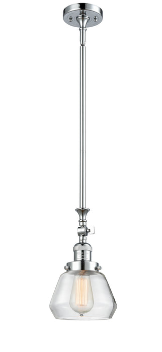 Innovations 206-PC-G172 One Light Mini Pendant, Polished Chrome