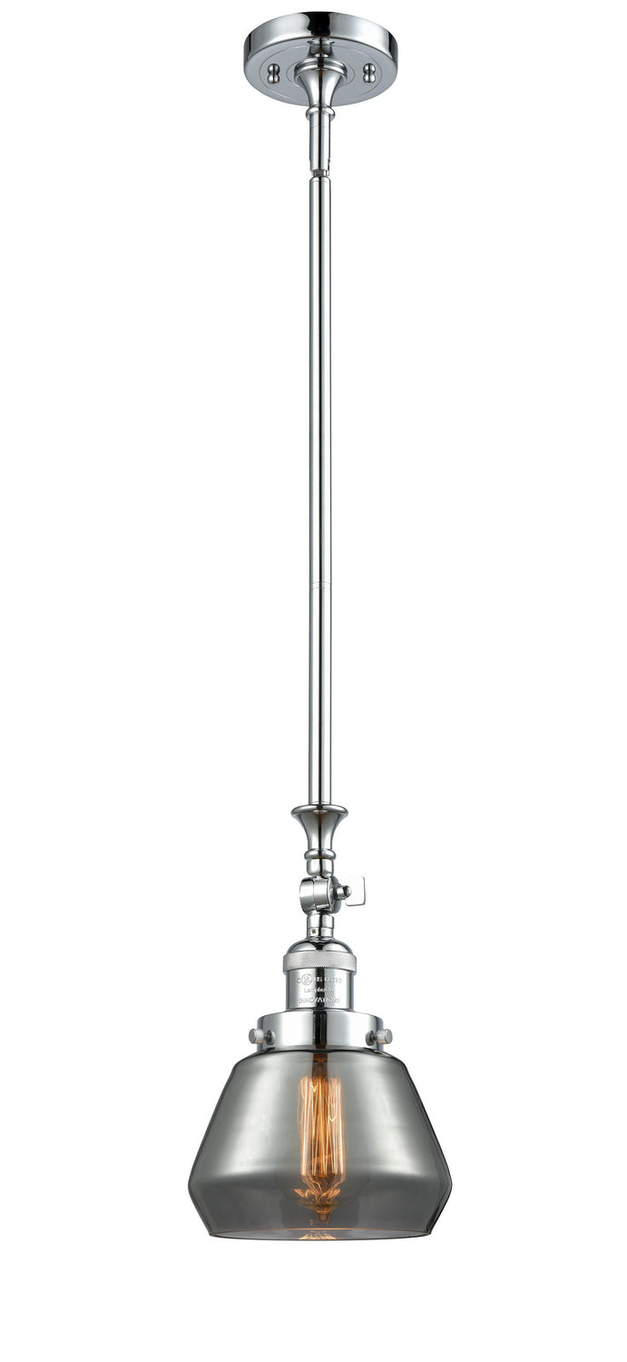 Innovations 206-PC-G173 One Light Mini Pendant, Polished Chrome