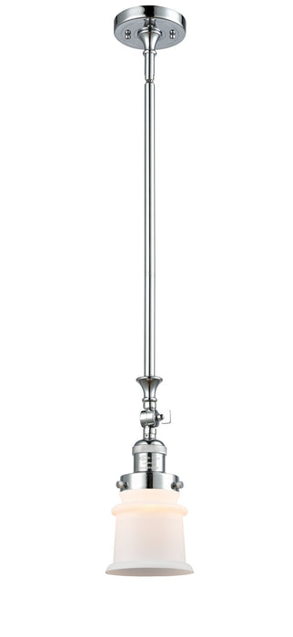 Innovations 206-PC-G181S One Light Mini Pendant, Polished Chrome