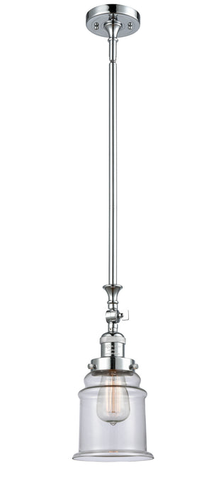Innovations 206-PC-G182 One Light Mini Pendant, Polished Chrome
