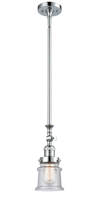 Innovations 206-PC-G184S One Light Mini Pendant, Polished Chrome