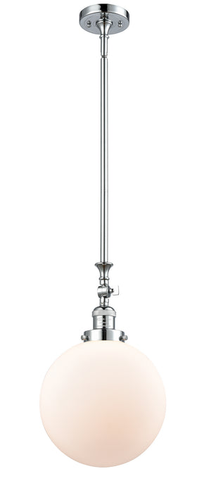 Innovations 206-PC-G201-10 One Light Mini Pendant, Polished Chrome