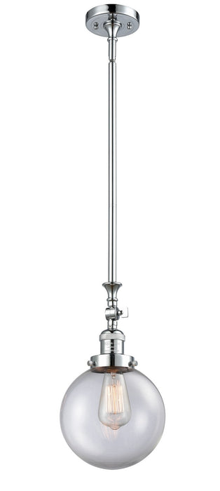 Innovations 206-PC-G202-8-LED LED Mini Pendant, Polished Chrome