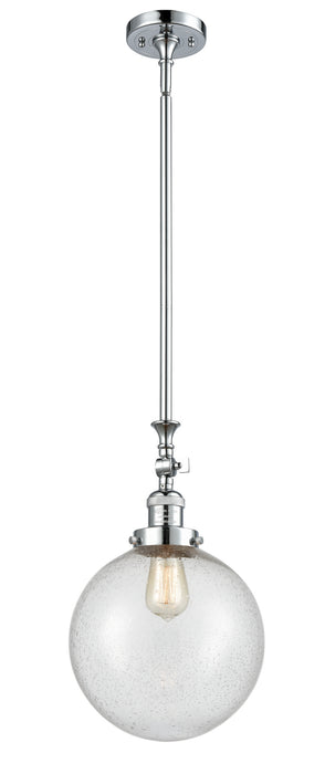 Innovations 206-PC-G204-10 One Light Mini Pendant, Polished Chrome