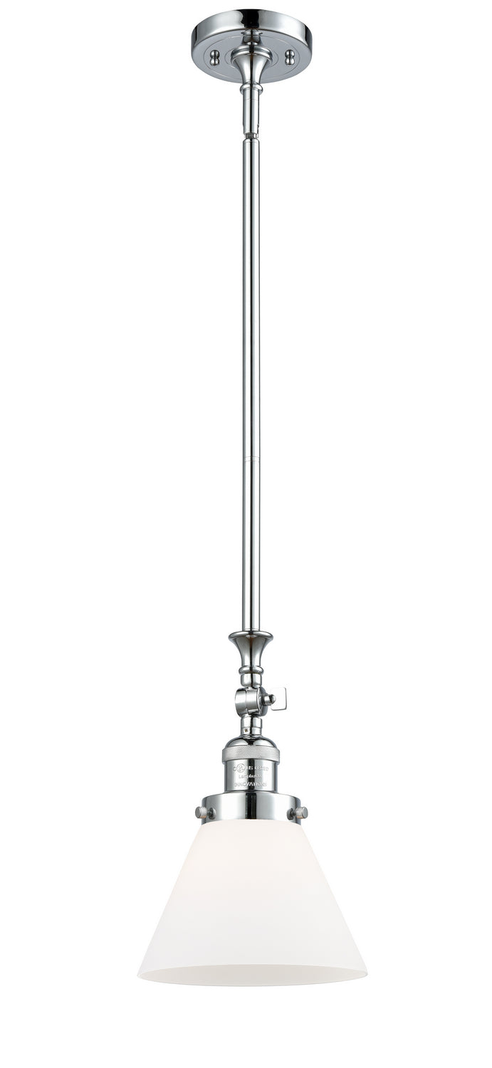 Innovations 206-PC-G41 One Light Mini Pendant, Polished Chrome