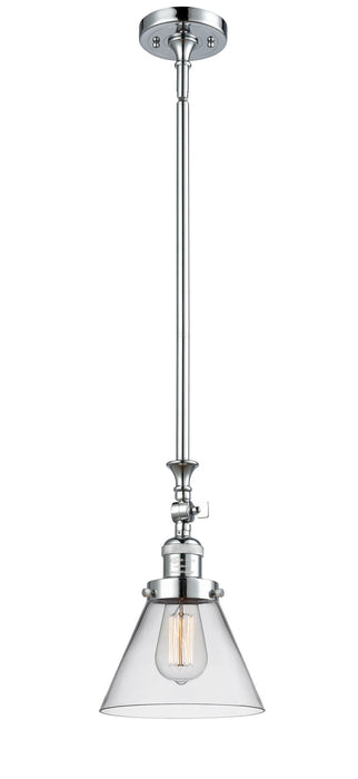 Innovations 206-PC-G42 One Light Mini Pendant, Polished Chrome