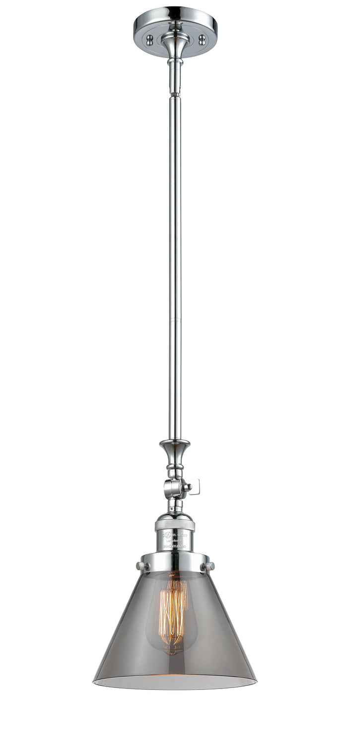 Innovations 206-PC-G43 One Light Mini Pendant, Polished Chrome
