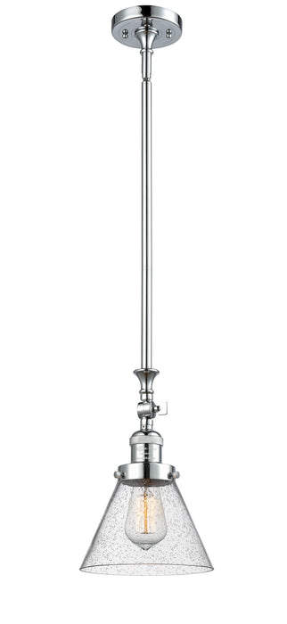 Innovations 206-PC-G44 One Light Mini Pendant, Polished Chrome