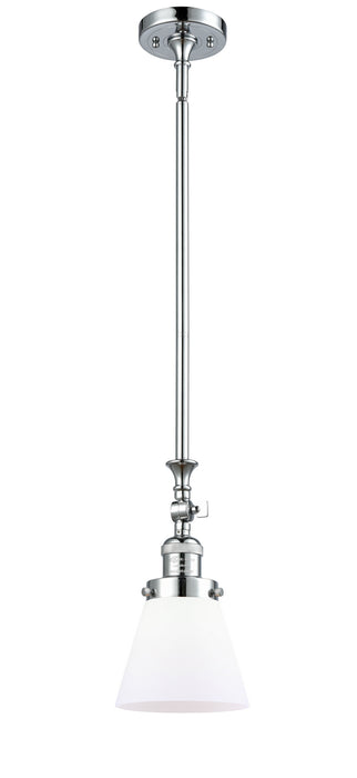 Innovations 206-PC-G61 One Light Mini Pendant, Polished Chrome