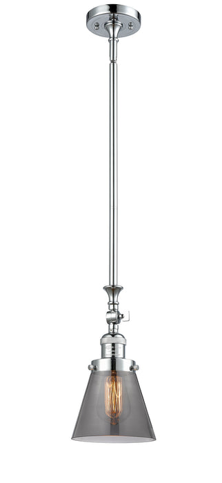 Innovations 206-PC-G63 One Light Mini Pendant, Polished Chrome