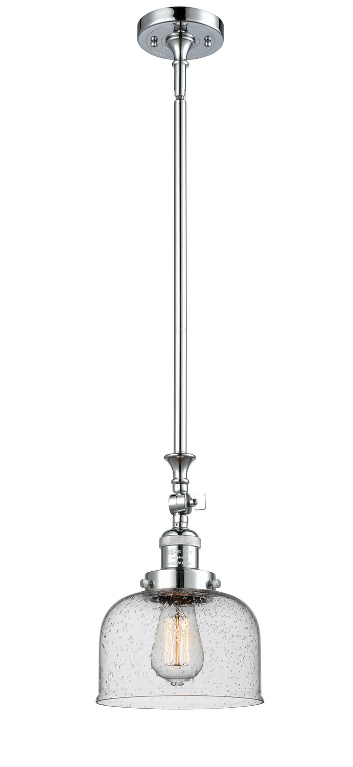 Innovations 206-PC-G74 One Light Mini Pendant, Polished Chrome