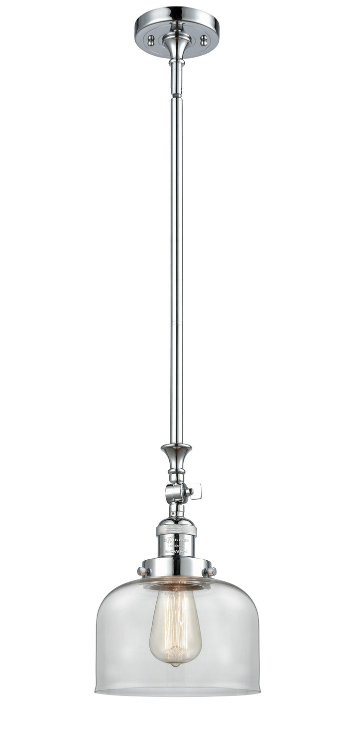 Innovations 206-PC-G72 One Light Mini Pendant, Polished Chrome