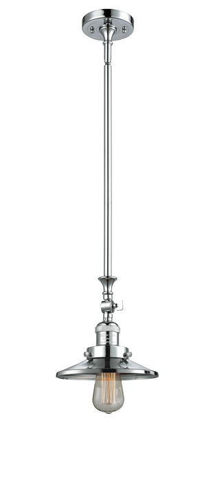Innovations 206-PC-M7 One Light Mini Pendant, Polished Chrome