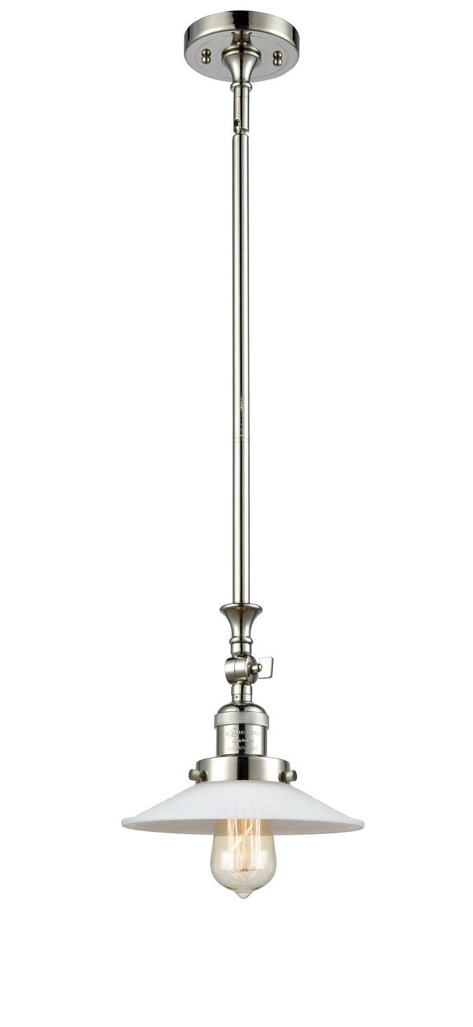 Innovations 206-PN-G1 One Light Mini Pendant, Polished Nickel