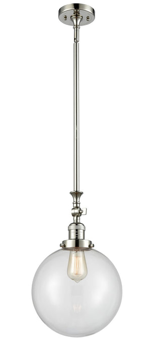 Innovations 206-PN-G202-10-LED LED Mini Pendant, Polished Nickel
