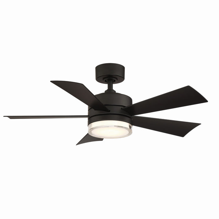 Modern Forms Fans FR-W1801-42L-MB 42" Ceiling Fan, Matte Black