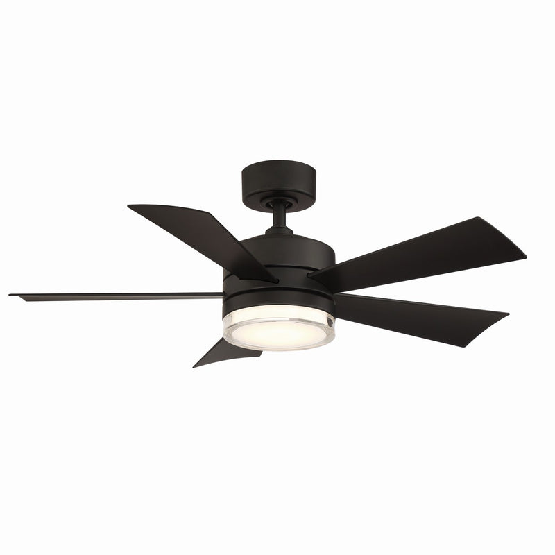 Modern Forms Fans FR-W1801-52L-35-MB 52" Ceiling Fan, Matte Black