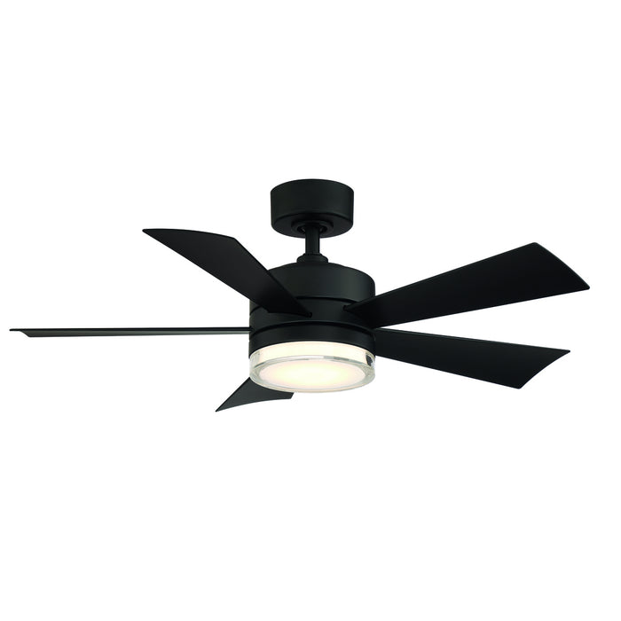 Modern Forms Fans FR-W1801-52L-MB 52" Ceiling Fan, Matte Black