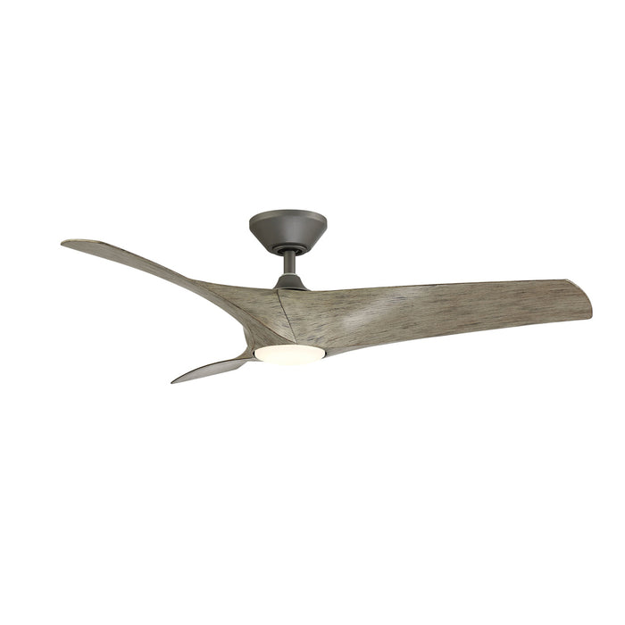 Modern Forms Fans FR-W2006-52L-GH/WW 52" Ceiling Fan, Graphite/Weathered Wood