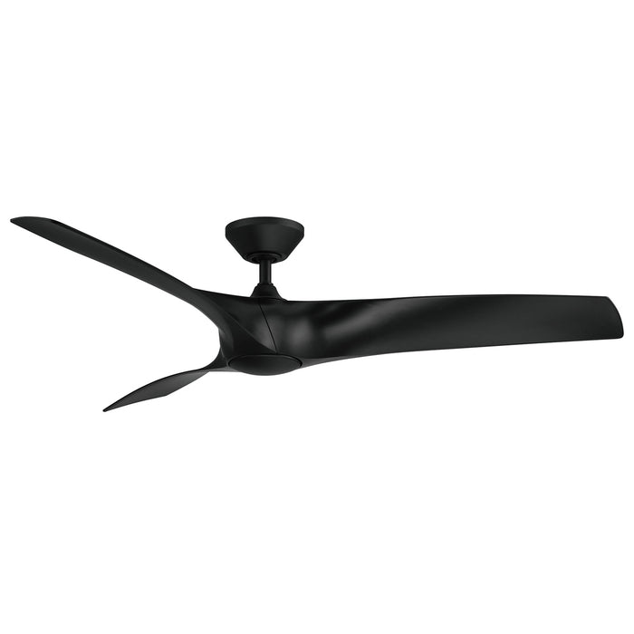 Modern Forms Fans FR-W2006-62L-MB 62" Ceiling Fan, Matte Black