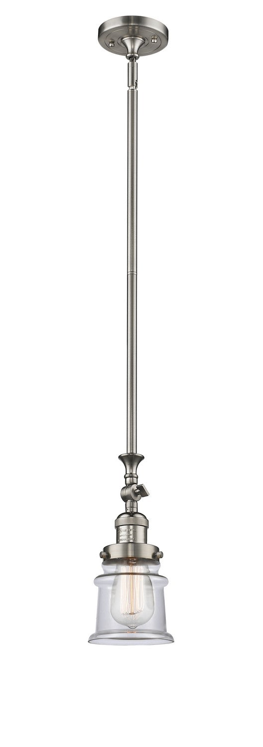 Innovations 206-SN-G182S-LED LED Mini Pendant, Brushed Satin Nickel