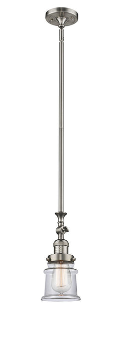 Innovations 206-SN-G182S-LED LED Mini Pendant, Brushed Satin Nickel