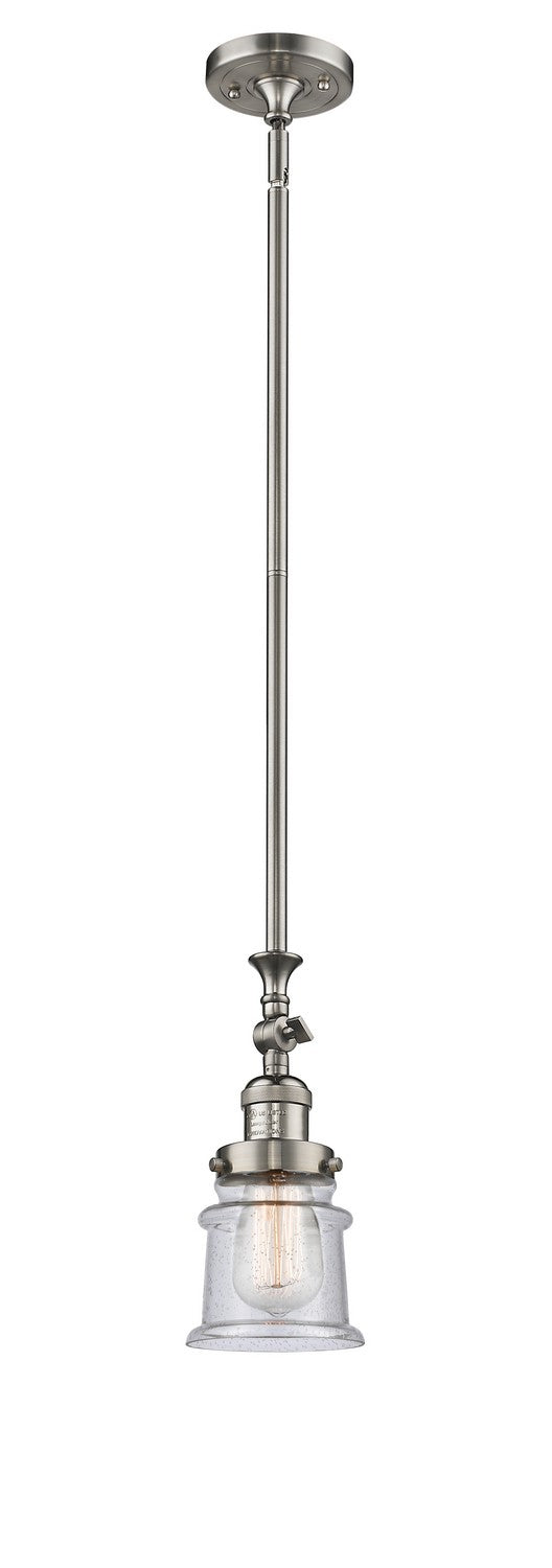 Innovations 206-SN-G184S-LED LED Mini Pendant, Brushed Satin Nickel