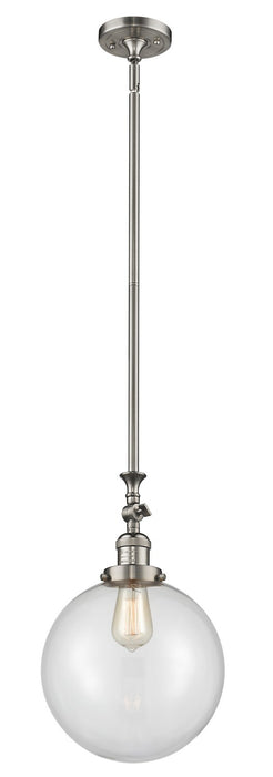 Innovations 206-SN-G202-10-LED LED Mini Pendant, Brushed Satin Nickel