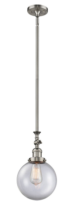 Innovations 206-SN-G202-8-LED LED Mini Pendant, Brushed Satin Nickel