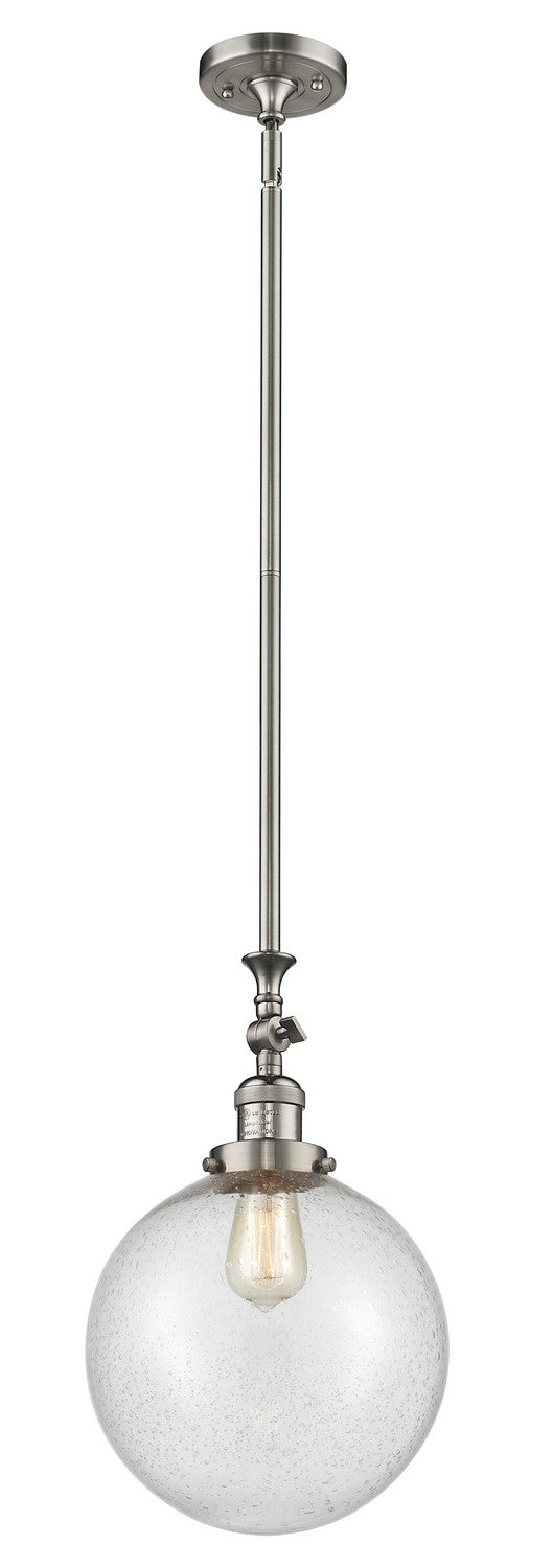 Innovations 206-SN-G204-10-LED LED Mini Pendant, Brushed Satin Nickel