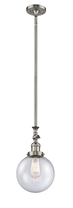 Innovations 206-SN-G204-8-LED LED Mini Pendant, Brushed Satin Nickel