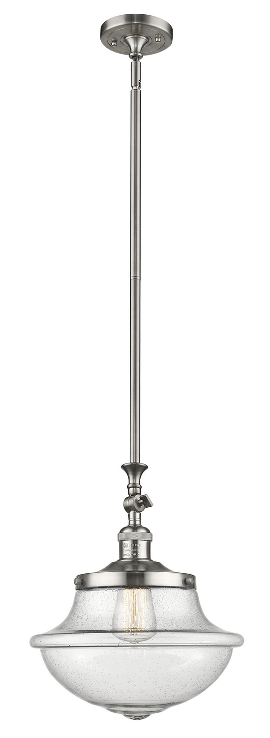 Innovations 206-SN-G544 One Light Mini Pendant, Brushed Satin Nickel