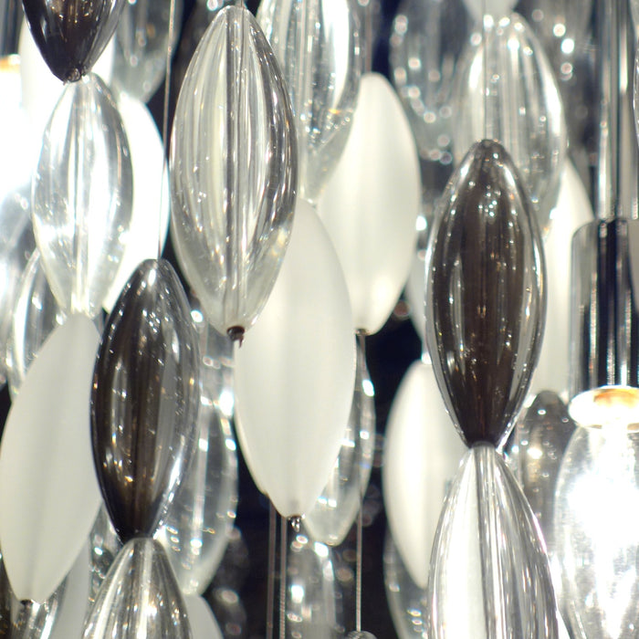 Crystorama HUD-A2216-CH Six Light Chandelier, Polished Chrome