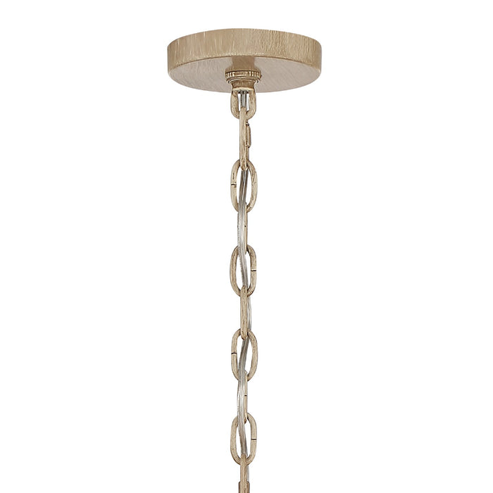 Crystorama JAY-A5004-BS Four Light Chandelier, Burnished Silver