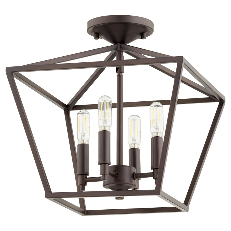 Quorum 304-13-86 Four Light Dual Mount, Oiled Bronze