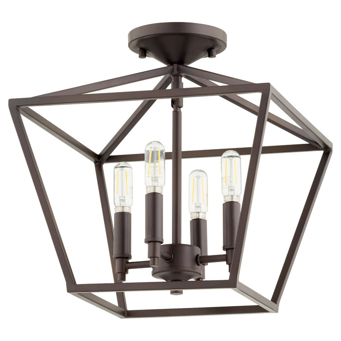 Quorum 304-13-86 Four Light Dual Mount, Oiled Bronze