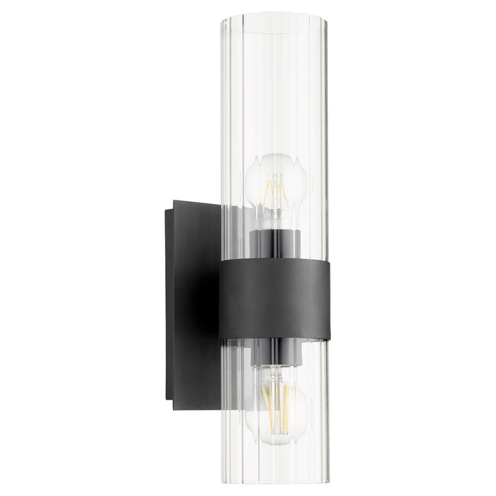 Quorum 5826-2-69 Two Light Wall Mount, Textured Black