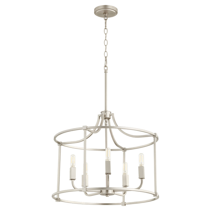 Quorum 646-5-65 Five Light Nook, Satin Nickel