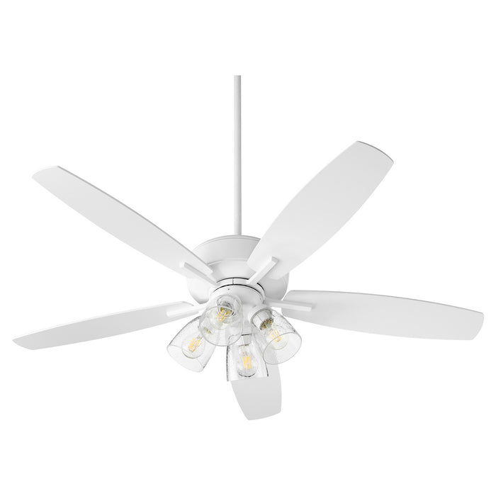 Quorum 7052-408 52" Ceiling Fan, Studio White
