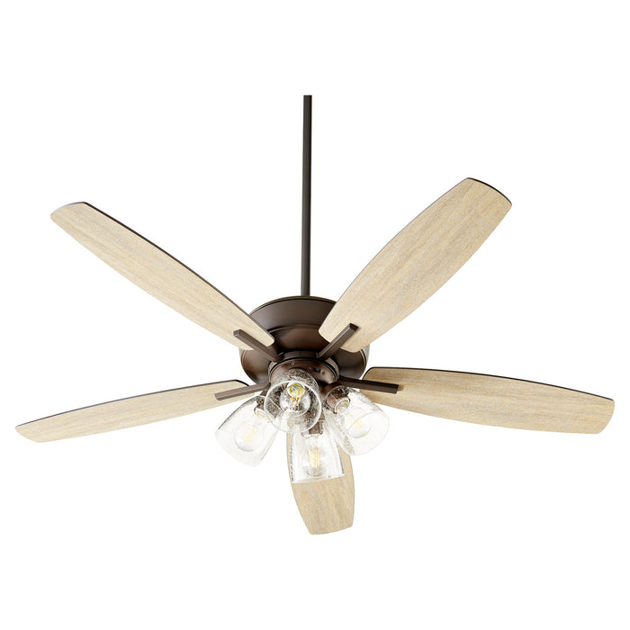 Quorum 7052-486 52" Ceiling Fan, Oiled Bronze