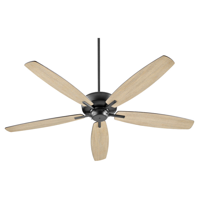 Quorum 7060-69 60" Ceiling Fan, Textured Black
