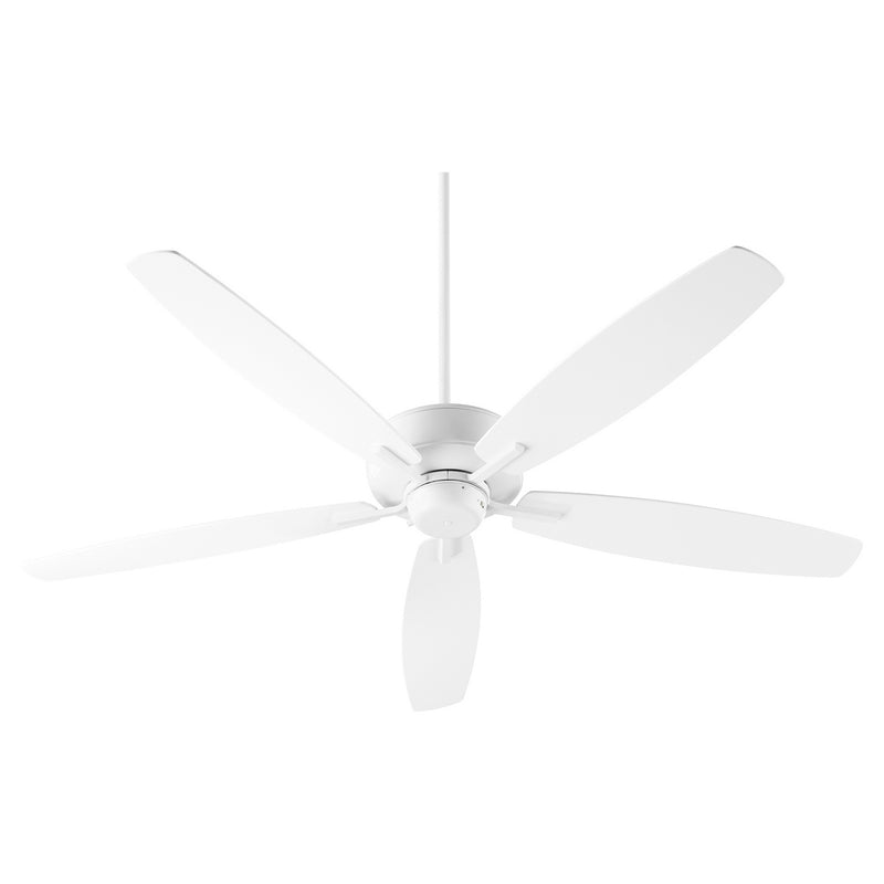 Quorum 7060-8 60" Ceiling Fan, Studio White