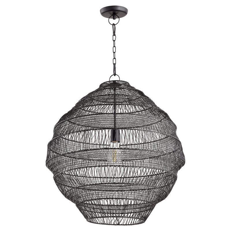 Quorum 832-23-93 One Light Pendant, Charcoal