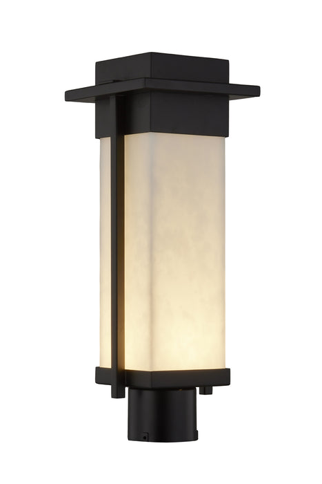 Justice Designs CLD-7542W-MBLK LED Post Mount, Matte Black