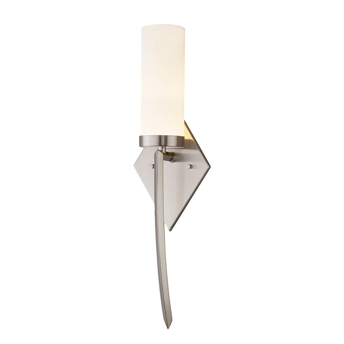 Justice Designs FSN-4031-OPAL-NCKL LED Wall Sconce, Brushed Nickel